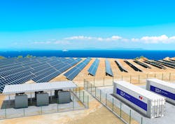 Rolls-Royce has been awarded a contract to supply three 40-foot MTU-brand battery containers for a microgrid on the Pacific island of Rarotonga. Photo courtesy of Rolls-Royce