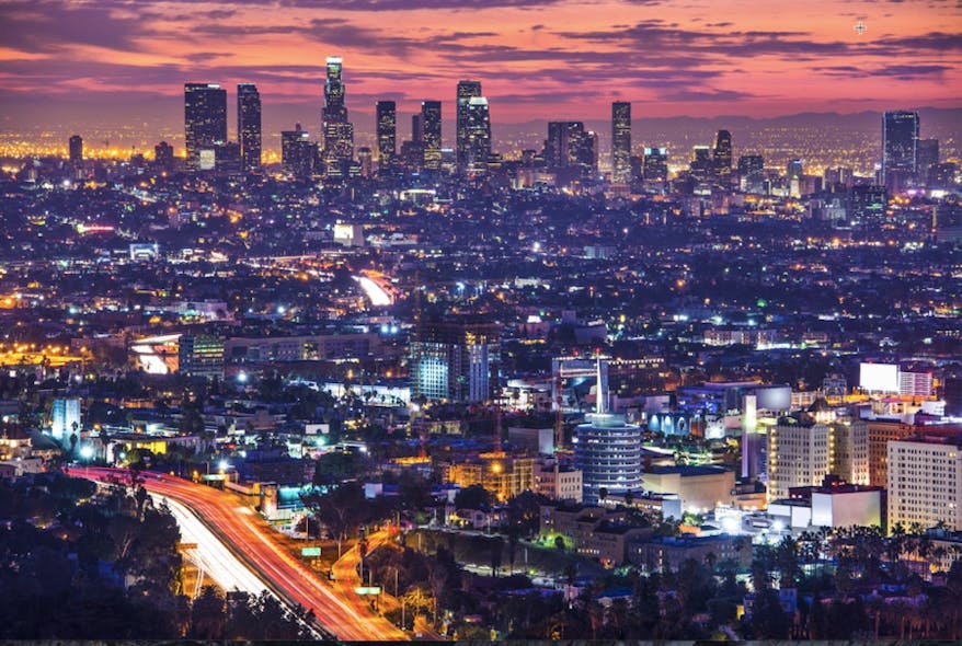 Los Angeles skylline. By ESB Professional/Shutterstock.com