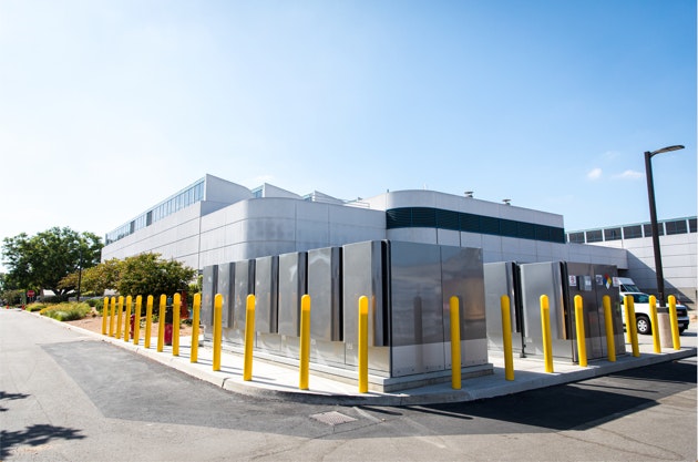Bloom Energy microgrid installed for SoCalGas. Photo courtesy of Bloom