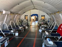 (Covid-19 Clinic, Photo Courtesy The Footprint Project) (Covid-19 Clinic, Photo Courtesy The Footprint Project)