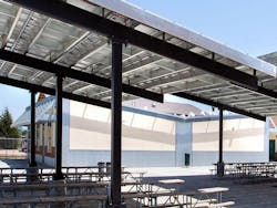 Solar on a school at the Santa Rita Union School District, photo courtesy NantEnergy Solar on a school at the Santa Rita Union School District, photo courtesy NantEnergy