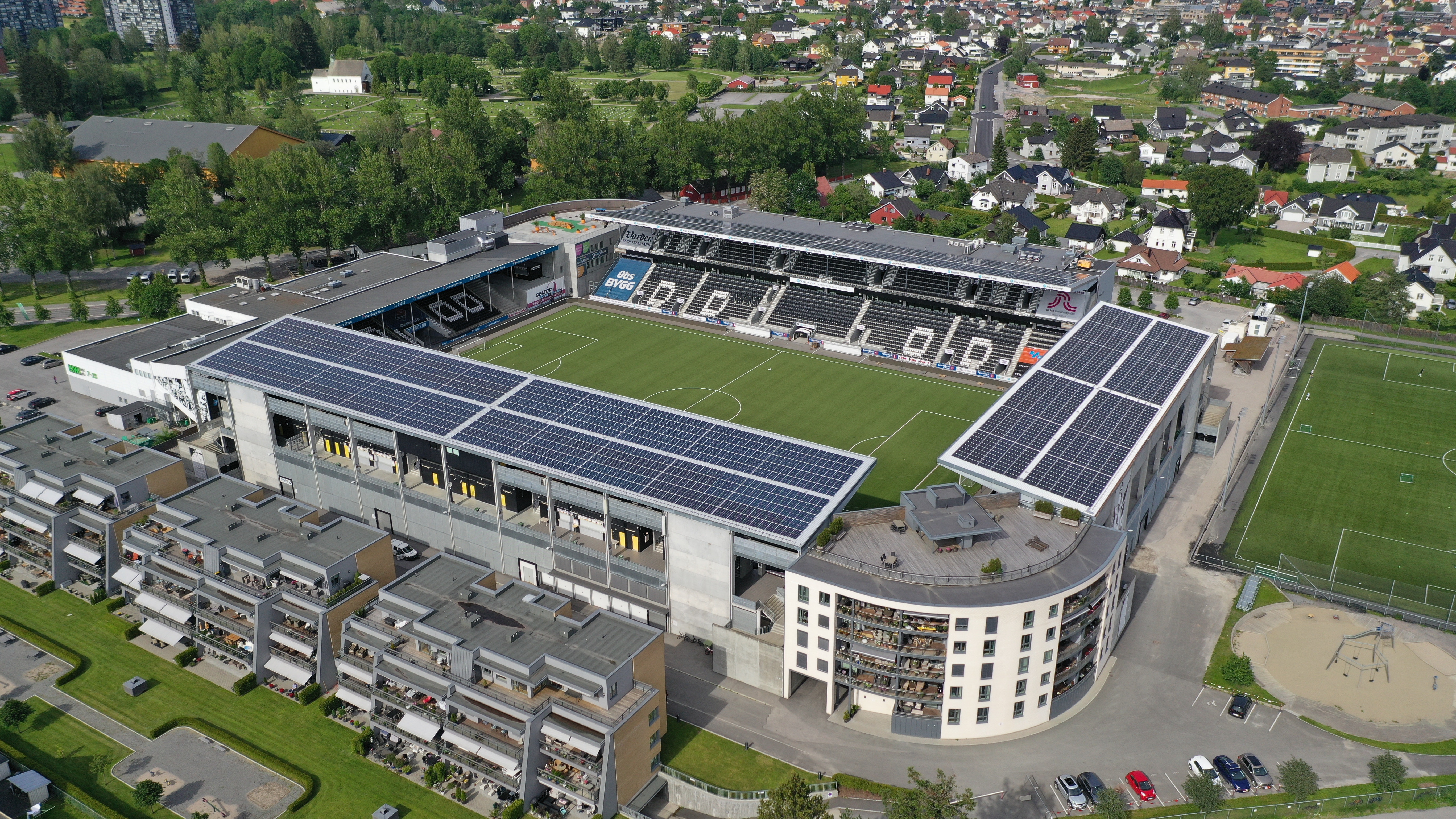 Skagerak Arena. Courtesy of ABB