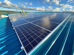 Renewable minigrid system installed by Meshpower Ltd. in partnership with Imperial College London, in Mahama refugee camp, Rwanda. Meshpower Ltd. is a developer of mini-grids for rural off-grid and displaced people (courtesy of Arthur Santos) Renewable minigrid system installed by Meshpower Ltd. in partnership with Imperial College London, in Mahama refugee camp, Rwanda. Meshpower Ltd. is a developer of mini-grids for rural off-grid and displaced people (courtesy of Arthur Santos)