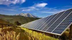 Solar power plant at Holy Cross Energy, Colorado. (Photo: Siemens.)