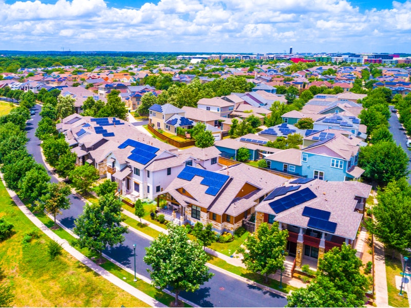 Because they are lower cost and less complex, nanogrids can be deployed more quickly to protect communities and families from shutoffs. (By Roschetzky Photography/Shutterstock.com