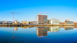 Northern Ireland’s first microgrid will be built in Belfast Harbor. Photo by Mcimage/Shutterstock