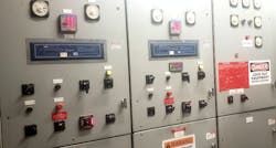 Microgrid switchboard, photo courtesy Veolia