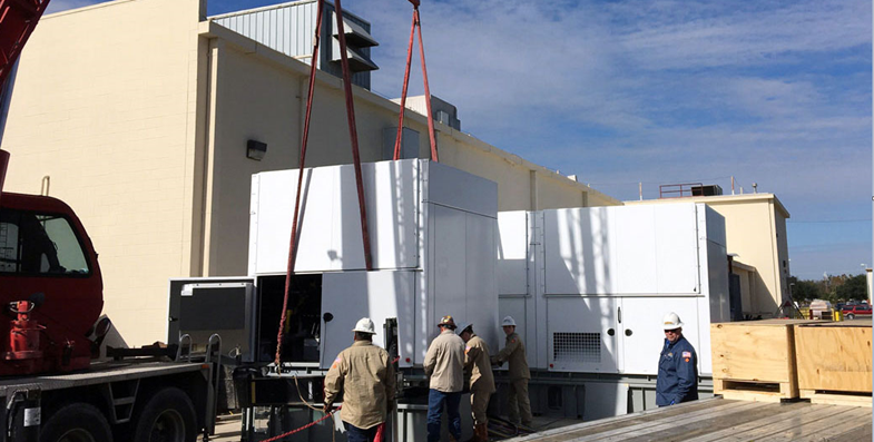 Enchanted Rock installation at H-E-B store. Photo courtesy of Enchanted Rock.