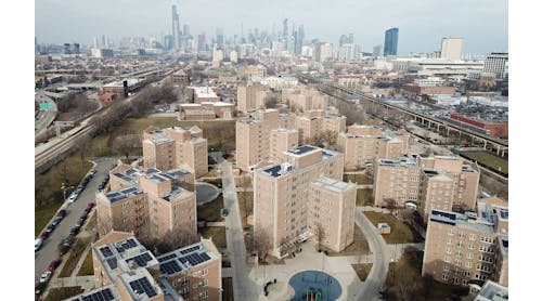 Solar Panels on Dearborn Homes Development, Photo courtesy ComE