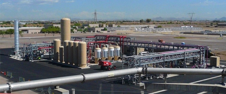 New renewable natural ga plant in Phoenix. Courtesy of Ameresco