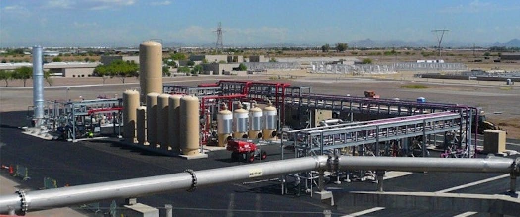 New renewable natural ga plant in Phoenix. Courtesy of Ameresco