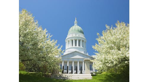 Maine State Capital in August by KWJPHOTOART/Shutterstock.com