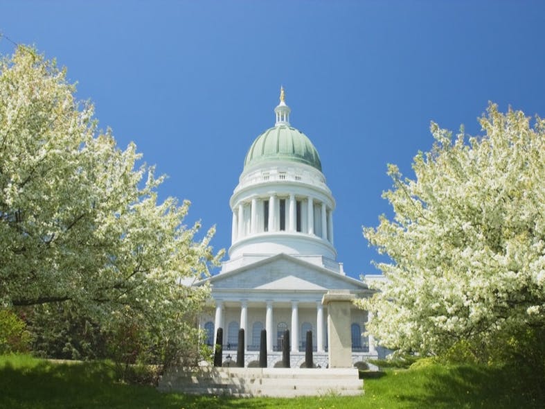 Maine State Capital in August by KWJPHOTOART/Shutterstock.com