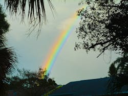 Post hurricane rainbow by Robert Blouin/Shutterstock.com