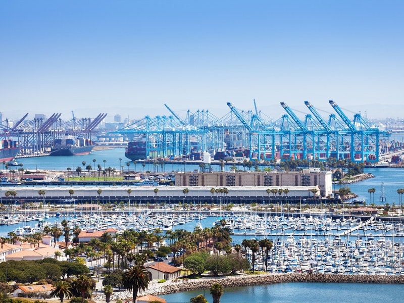 Port of Long Beach. Photo by Sergey Novikov/Shutterstock