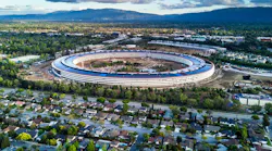 Aerial view of Silicon Valley and Apple campus. By Uladzik Kryhin/Shutterstock.com