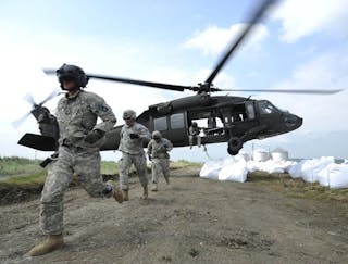 Air National Guard soldiers. By Dave Weaver/Shutterstock.com
