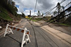 Electrical lines in Puerto Rico after Hurricane Maria. By RaiPhoto/Shutterstock.com Electrical lines in Puerto Rico after Hurricane Maria. By RaiPhoto/Shutterstock.com