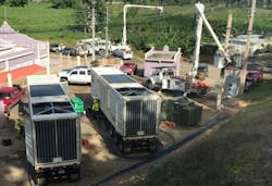 *US Army Corps of Engineers, Puerto Rico microgrid staging *US Army Corps of Engineers, Puerto Rico microgrid staging