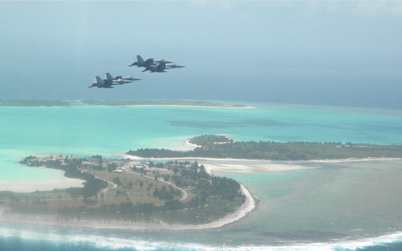 Wake Island. Credit Department of Navy