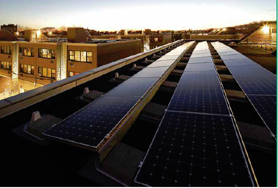 Marcus Garvey solar rooftop