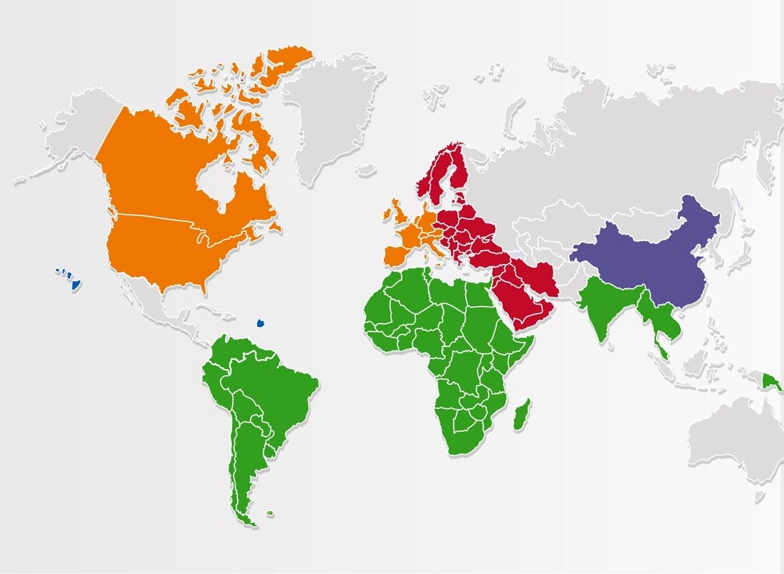 GE world microgrid map