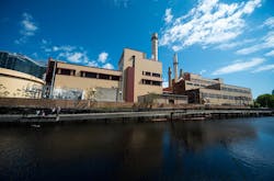 Kendall Station combined heat and power plant in Cambridge, Massachusetts. Courtesy of Veolia North America