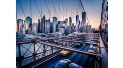 View of Manhattan from Brooklyn Bridge. mervas/Shutterstock.com