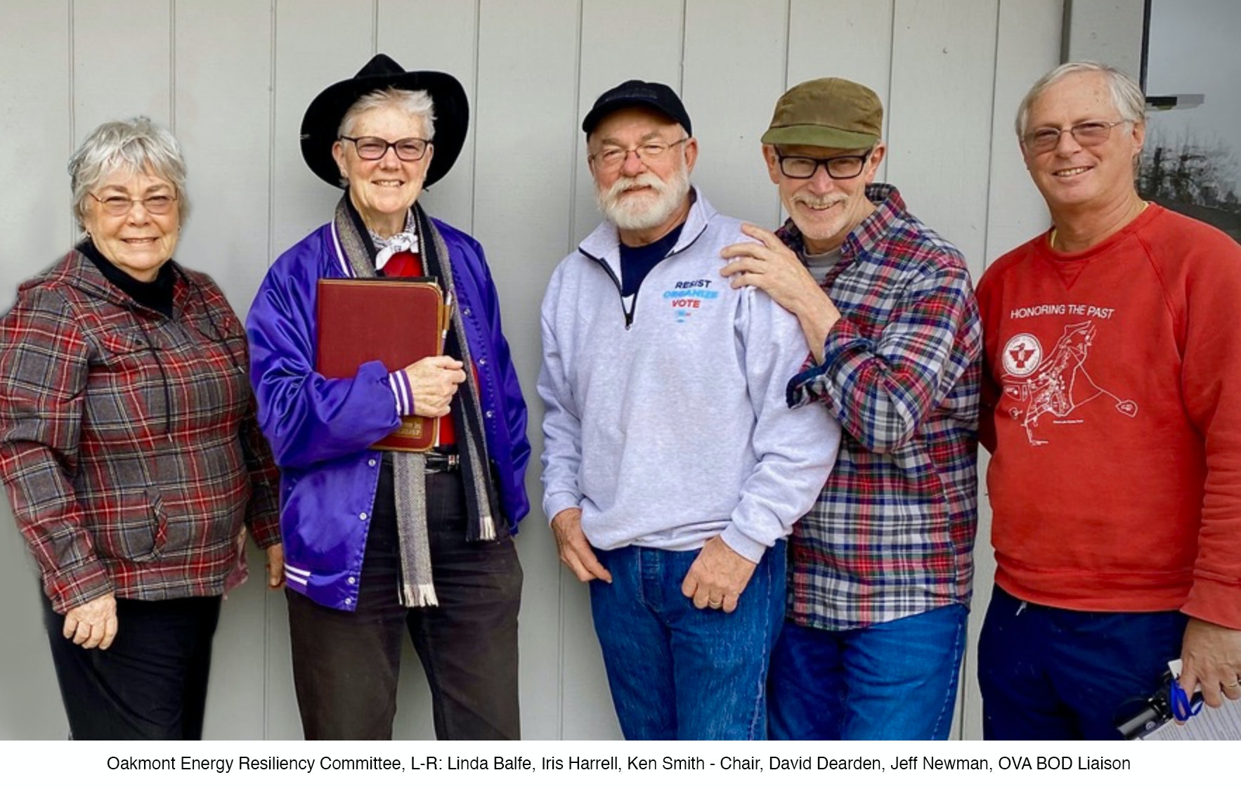 Oakmont Energy Resiliency Committee. courtesy, the committee.