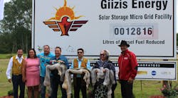 Giizis Solar-Storage Microgrid, Kiashke Zaaging Anishinabek, Photo courtesy Indigenous Clean Energy
