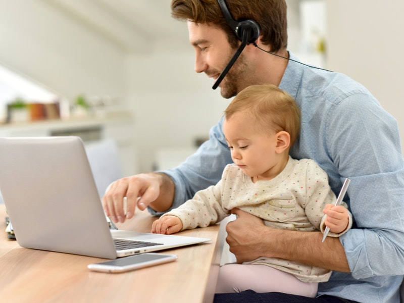 The study found that families are more apt to be willing to pay for community microgrids. Photo by goodluz/Shutterstock.com