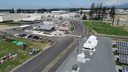 Arlington, Washington microgrid developed by the Snohomish County Public Utility District. Photo courtesy of Snohomish PUD