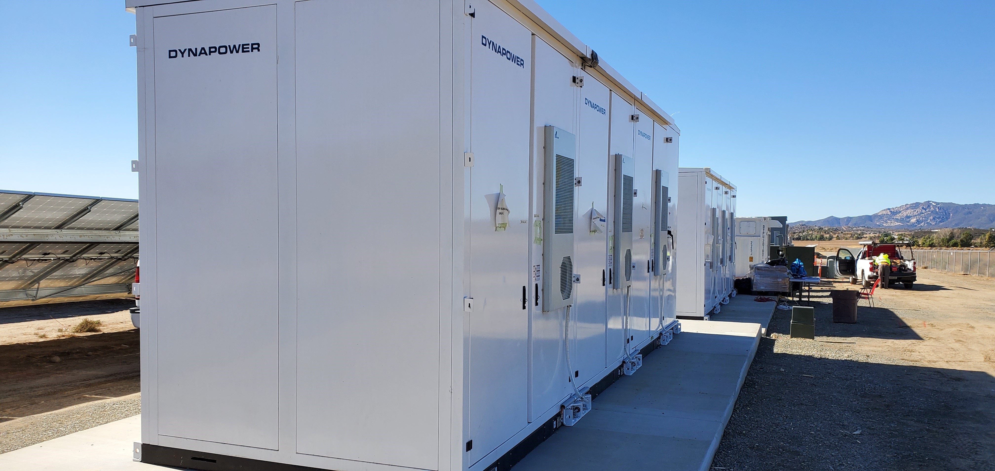 Battery installation, courtesy Anza Electric Cooperative