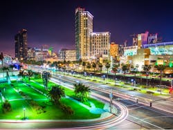 San Diego at night by By ESB Professional/Shutterstock.com San Diego at night by By ESB Professional/Shutterstock.com