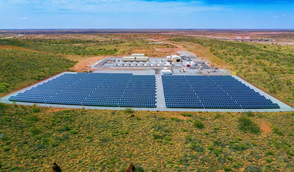 The Onslow microgrid in Western Australia. Courtesy of Horizon Power