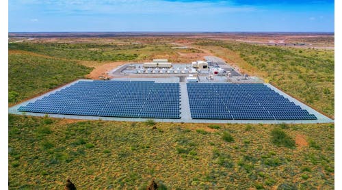 The Onslow microgrid in Western Australia. Courtesy of Horizon Power