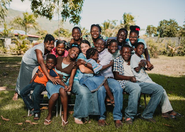 The Compere Family who run the IDADEE orphanage in Haiti Credit: JustEnergy