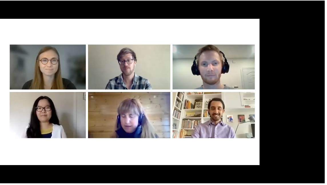 Sam Childress, Schneider; Will Heegaard, Footprint Project; Oscar Aitchison, Okra Solar; Zihe Menge, RMI; Gwen Holdmann, Alaska Center for Energy; Jesse Gerstin,SimpliPhi Power