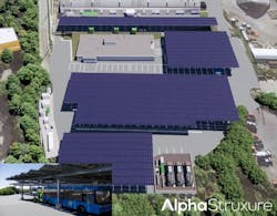 Schneider Electric affiliate AlphaStruxure was chosen for smart solar microgrid for a bus depot in Montgomery County, Maryland. Photo courtesy of AlphaStruxure Schneider Electric affiliate AlphaStruxure was chosen for smart solar microgrid for a bus depot in Montgomery County, Maryland. Photo courtesy of AlphaStruxure