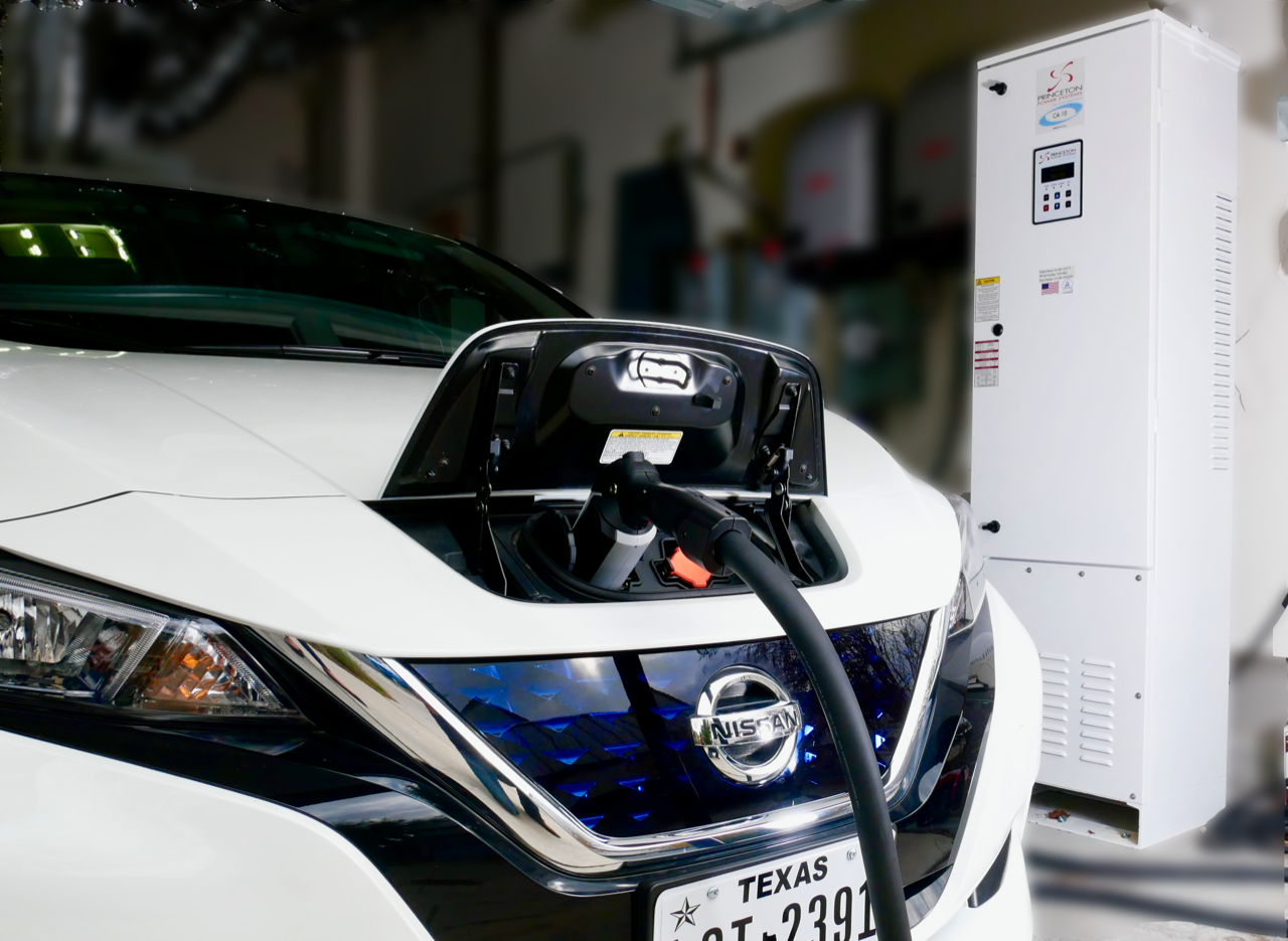 Vehicle-to-Grid EV photos courtesy Pecan Street