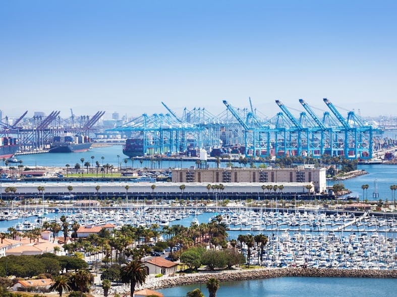 Long Beach marina and shipping port. By Sergey Novikov/Shutterstock.com