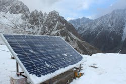 GHE won the Micogrid Greater Good Award for its project in Batambis, a remote Himalayan village almost 14,000 feet above sea level. Photo courtesy of GHE