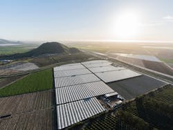 Aerial view of coastal farm fields near Oxnard and Camarillo in scenic Ventura County, California. Aerial view of coastal farm fields near Oxnard and Camarillo in scenic Ventura County, California.