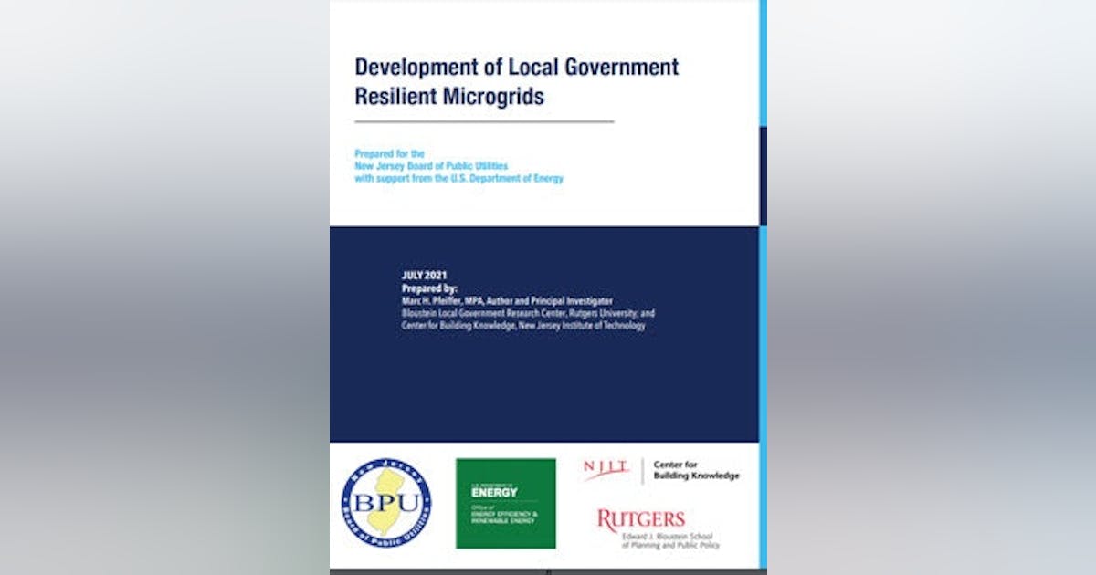 Development Of Local Government Resilient Microgrids Microgrid Knowledge Development Of Local Government Resilient Microgrids Microgrid Knowledge