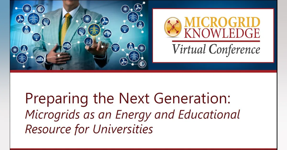 Preparing the Next Generation: Microgrids as an Energy and Educational ...