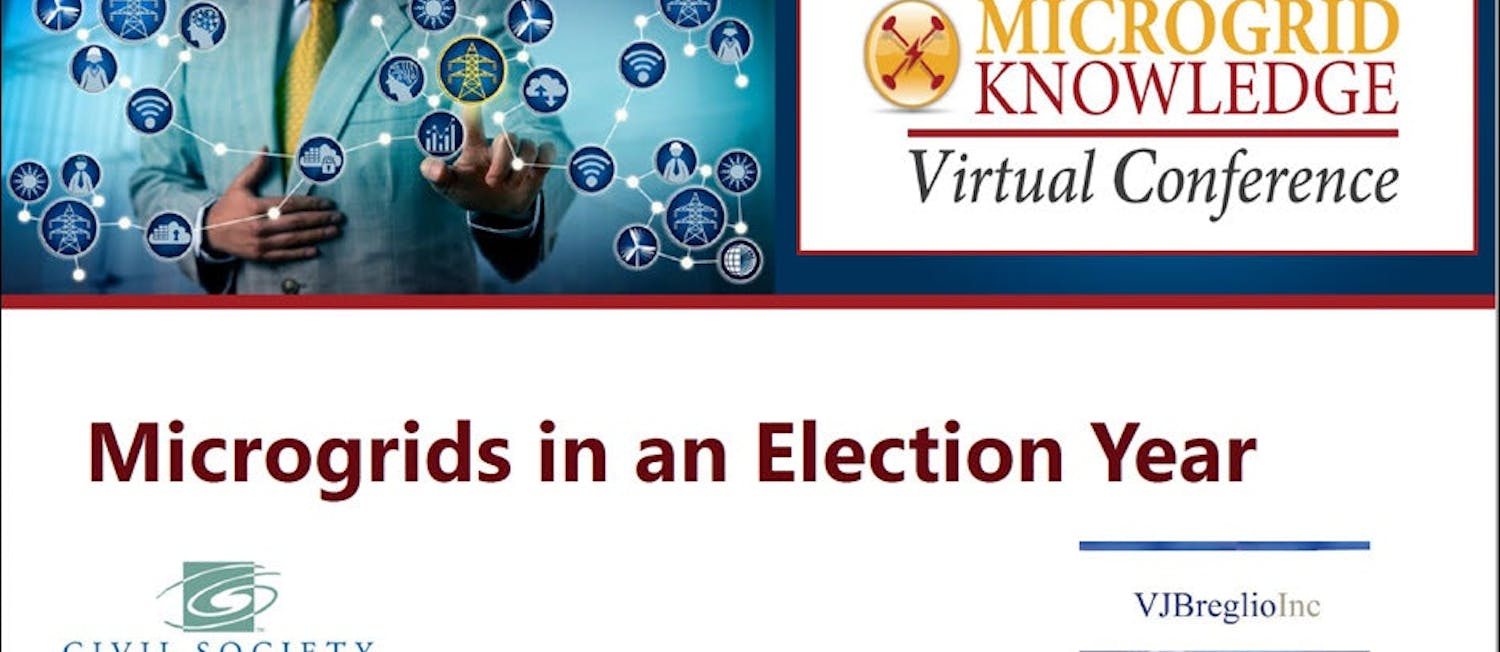 Microgrids in an Election Year Cover