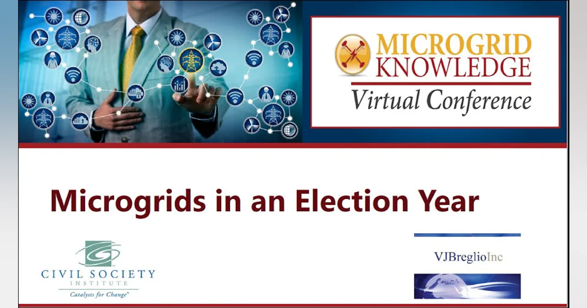 Microgrids in an Election Year | Microgrid Knowledge