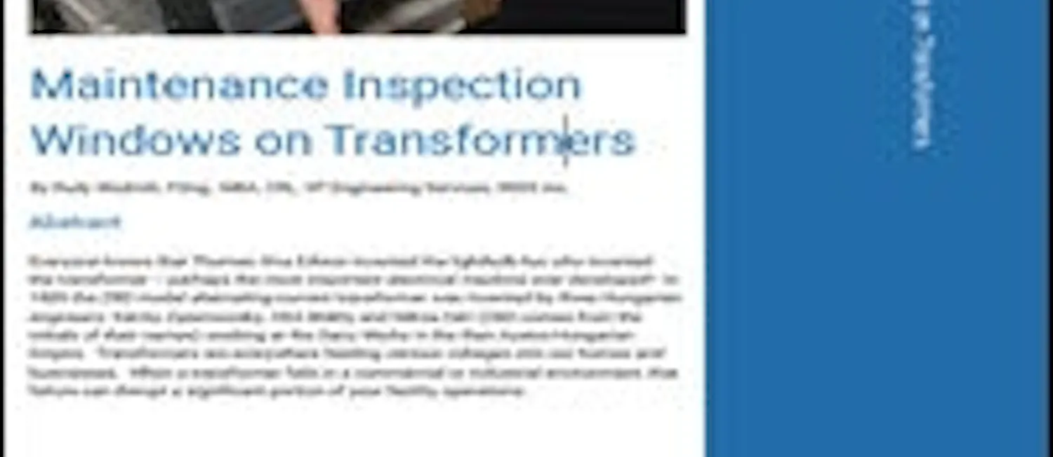 Transformer Inspection Window Maintenance Inspection Windows on Transformers | Microgrid Knowledge