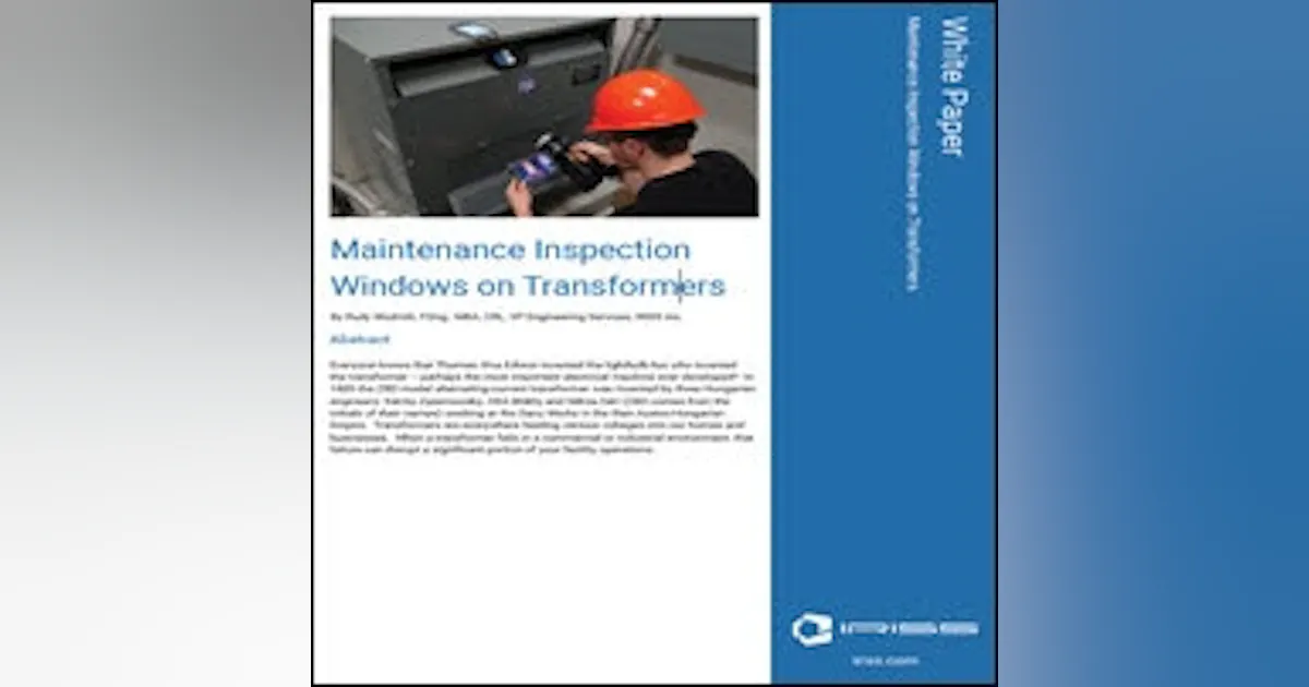 Transformer Inspection Window Maintenance Inspection Windows on Transformers | Microgrid Knowledge