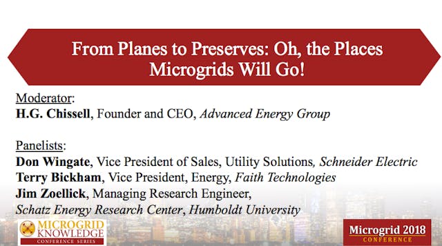 microgrid 2018+planes to preserves
